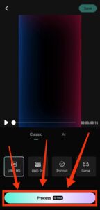 How to Enhance Video Quality - Start Processing