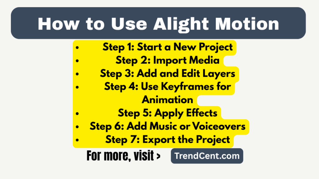 How to Use Alight Motion - How to Use Alight Motion