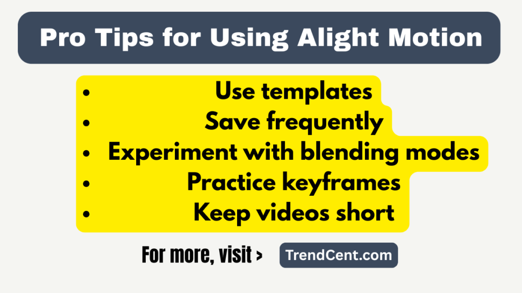 Pro Tips for Using Alight Motion - How to use alight motion